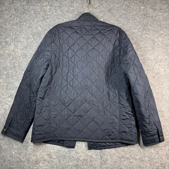 Gap Men's Water Resistant Fisherman Quilted Navy Blue Barn Chore Jacket Size MEA - Picture 11 of 15